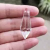 Garden Decorations 5/10pcs Crystal Icicle Drops Prism Chandelier Parts Hanging Sun Catcher Pendant Glass Lighting Beads Accessories Garland