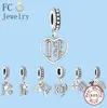 925 charm beads accessories fit pandora charms jewelry Wholesale 13th 18th 21st 50th 60th 70th Bead Making Birthday Bead