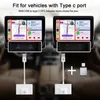 Adaptador de carro automático sem fio conectado a Wirelesss CarPlay Dongle Plug and Play WiFi Online Atualize para Android/iPhone