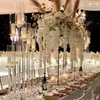 Kerzenhalter, 12 Stück, 8 Arme, Acrylhalter, wunderschöne Hochzeits-Mittelstücke, Hochzeits-Kristallkandelaber, Yudao95