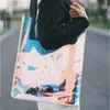Pakiet prezentowy swobodny styl Kobiety PVC torebki przezroczyste torby na plażę Letnie zakupy na ramion