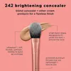 Escovas de maquiagem RT Fundação Bush Shobealer Brush com Box Professional Beauty Make Tools Pinceaux de Maquillage