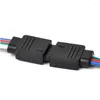 Supports de lampe Accessoires de bande LED RVB Connecteur 4 broches 10 mm à l'adaptateur secteur Snap Down Flexible