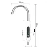 Kitchen Faucets Display Cold Water Heating Electric Heater Dual-Use Tankless Quickly Tap With LED EU Plug