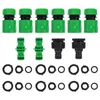 Watering Equipments 10pcs Garden Hose Irrigation Connector Water Pipe Adapter With 18pcs Washers