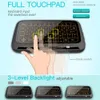 Virtual Keyboard 5.3inch Large-size 2.4GHz Wireless Full Panel Touchpad Backlight for Android Google TV Box Laptop Tablet