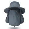 Chapeaux à large bord Chapeaux de seau Chapeaux de seau Chapeau de soleil Protection solaire Printemps Été Imperméable Boonie Chapeau pour la pêche Randonnée Jardin Parc animalier Plage 230512