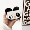 에어로 포드를위한 패션 브랜드 디자이너 케이스 이어폰 프로 1 2 3 4 5 6 아름다운 아름다운 귀여운 동물 커버 로고 박스가있는 가죽 레트로 클래식 블루투스 보호 케이스
