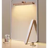 Lampada da parete a specchio Barra luminosa Controllo tattile regolabile Ricaricabile Trucco El Armadio Illuminazione notturna di emergenza in legno