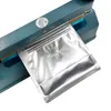 la tirette d'emballage du café 30-50G met en sac l'étiquette latérale pour s'ouvrir avec le gousset de fond plat de valve
