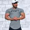 Męskie koszule Towagi Sialowe Ubrania męskie koszulka krótkiego rękawu Letnia fitness kulturystyka chuda koszulka męska