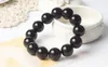 Strand Wholesale Asia Jewelry Natural Tiger's Eye Stone / Jade 16mm/13 Beads Elastic Bracelet