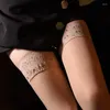 Kadın SOCKS 8D Yağ Parlak Medias Seksi Dantel Üst Uyluk Yüksek Çoraplar Parlak İnce Şeffaf İpek Külotlu Köpek Kalma