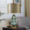 Table Lamps Modern Light Luxury Study Bedroom Bedside Lamp Nordic Simple Model Room Exhibition Hall Living El Glass