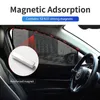 Nouveau 2pcs Universal Car Sunshade Rideau Magnétique Respirant Mesh Anti-direct Sun Car Side Window Cover Summer Protection Window Film