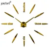 Väggklockor toppmode modern klockklocka klistermärken reloj de pared hem dekoration horloge nål kvarts klockor1