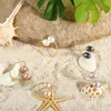 Anneaux De Mariage Minimaliste Ins Design Rose Perle D'eau Douce Réglable Hawaïen Double Aretes Bijoux