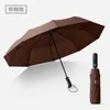 Guarda-chuvas preto guarda-chuva à prova d'água automática dobrável anti-UV grande luxo de alta qualidade paraguas infantil decoração home jj60ys