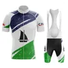 Zestawy wyścigowe Chile Drużyna Jersey Set Summer Summer Męski Rower z krótkim rękawem odzież sportowa oddychająca mtb