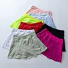 Luluwomen Yoga veckade knä över längd fickshorts inuti tennisbiker golf badminton strand springa fitness sport kjol gym kläder s3xk 1qc23