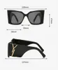 Lunettes de soleil design Lentilles en nylon HD Protection contre les radiations Table de lunettes à la mode adaptée à tous les jeunes portent un designer produit avec la boîte 12O2