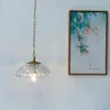 Pendelleuchten Handgefertigte Glaslampe Luxus Messing Esszimmer Bar Nachttisch Einfache Ins Wind Hängen im Wohnzimmer