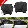 Nuovo 2PCS Car Side Window Sun Shade Car Sun Shade Blocking Car Zanzariera per Baby-Car Side Rear Sun Shade con protezione dai raggi UV