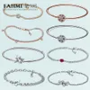 Winter 2022 925 Sterling Silver Festive Snowflake Winter Bangle Name Unknown Herbarium Cluster Red Round Tennis Bracelet