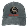 Berets Mortal Kombat The Movie Baseball Cap Cowboy Hat szczyt Bebop Hats Mężczyźni i kobiety