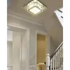 Lustres 12W Cristal Plafonnier Dimmable LED Lampe Avec Télécommande Pour Couloir De Cuisine Cage D'escalier(7.9 Pouce/3000-6500K)