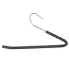 Hangers Open End Trouser Slack Pant Hanger With Non-Slip Foam Coated Black 10-Pack