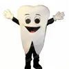 Simulatie Happy Tooth Mascot Costuums Hoogwaardige Cartoon Character Outfit Pak Halloween volwassenen Maat Verjaardagsfeestje Outdoor Festival Jurk