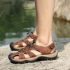 Sandals Sandali Da Uomo Men Beach Sandel For Vietnam Sandalias De Cuero Para Hombre Sandals-men Leather GenuineSandals