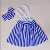 Girl Dresses 2023 Children Kids Toddler Baby Princess Party Striped Headband Blue Tulle Ball Tutu Dress 1 2 3 4 5Y