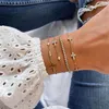 Bracelets porte-bonheur 2023 cristal foi croix Bracelet chaîne en acier inoxydable pour femme comme vous le souhaite