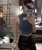 Mulheres Sexy Crop Crop Top Moda Denim Bra Tops