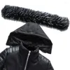 Piumino da uomo Abbigliamento per capelli Cappelli di piombo Rimovibile Uomo Mantieni caldo Colpo di colore Cappotto allentato Codifica ispessimento Uomo imbottito di cotone