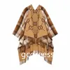 Mantello e mantello da donna Marchio di design Moda donna Autunno/Inverno G-Lettera Mantello Cappotto Moda da festa Abbigliamento femminile