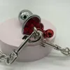 Massage Slave Bondage Sexy verstellbare Lederhandschellen mit Metallkette Anal Bead Plug für Paare Bdsm Erwachsene Sexspiele Erotikset