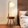 Tischlampen Nordic Stehleuchte Wohnzimmer Schlafzimmer LED Nachttisch integrierte Schublade Licht Schreibtisch Arm Lamparas EU-Stecker