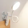 Table Lamps Foldable LED Desk Lamp Clip-On Night Light Reading Computer Keyboard Illuminated Eye Protection With USB Charging Bedroom