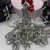 Massage Slave Bondage Sexy Adjustable Leather Handcuffs with Metal Chain Anal Bead Plug for Couples Bdsm Adults Sex Games Erotic Set