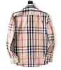 Shirts Men's Official luxury designer men's shirt fashion casual business social plaid striped shirt brand Spring and Autumn slim the most fashionable size M -3XL