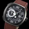 Dominante Uhr Importiertes Rindslederarmband Quarzwerk Durchmesser 47 mm Dicke 13 mm1