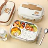 Bento Boxes 304 Lunch Box in acciaio inossidabile per adulti Kids School Office Microwavable Bento Box con sacchetti isolati Contenitori per alimenti 230515