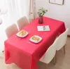 مهرجان حفلة يمكن التخلص منها الأغطية PE بلاستيك الطعام Tablecover Tablecover Tablecloth Wedding Birthday Cloth لمكتب المستطيل