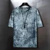 Camisetas para hombres Tie Dye Camiseta Hombres Ropa de verano Hombres Streetwear Crew Shirts Camiseta de manga corta Hip Hop Breathe Cool Casual Tops 230515