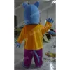 Performance Hippo Mascot Costume Hoogwaardige Carnival Festival Jurk Halloween Christmas Unisex Outdoor Advertising Outfit Suit