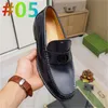 2023 Men de chaussures de robe de bureau en cuir authentique Suit style marque de créateur de mariage.