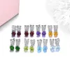 Stud Echt Groen Chroom Diopsiet Massief 925 Zilveren Oorbel Vrouwen Fijne Sieraden Multi-color Geboortesteen Geschenken Klassieke Stijl 230515